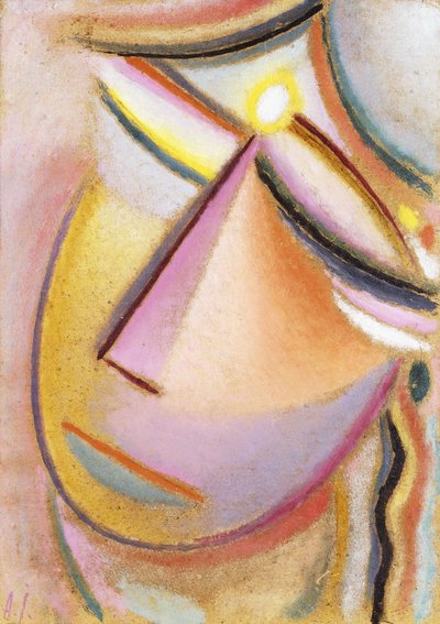Heilandsgesicht: Cabeza Inclinada de Alexej von Jawlensky