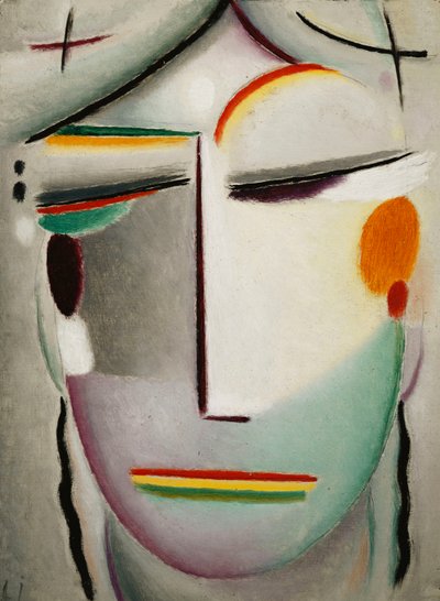 Heilandsgesicht: Rey Remoto - Buda II, c.1921 de Alexej von Jawlensky