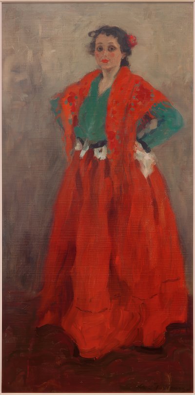 Helene con traje español de Alexej von Jawlensky