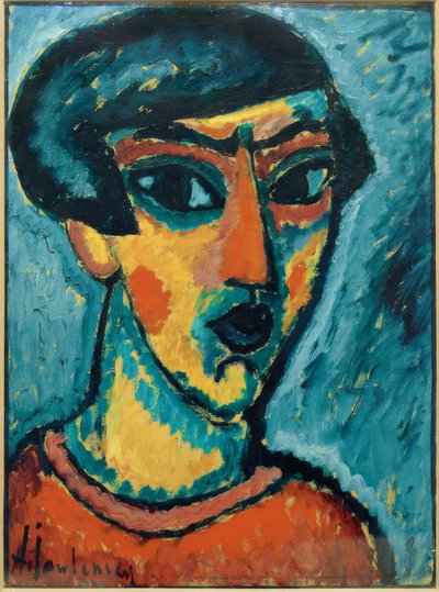 Cabeza en azul de Alexej von Jawlensky