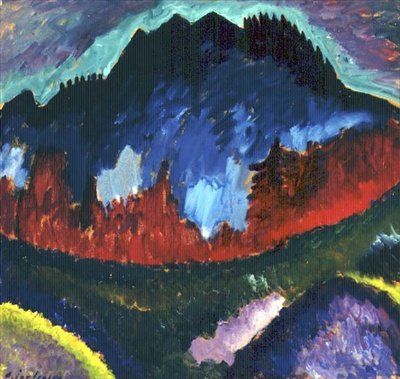 Paisaje cerca de Oberstdorf de Alexej von Jawlensky