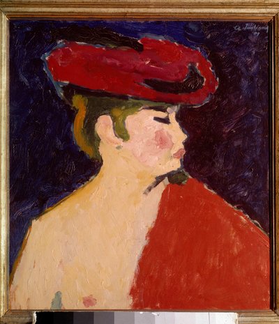 El chal rojo de Alexej von Jawlensky