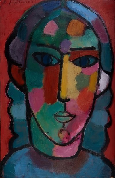 Cabeza de niña de Alexej von Jawlensky