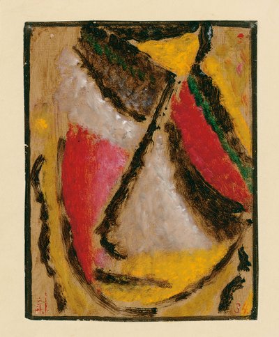 Meditación, 1934 de Alexej von Jawlensky