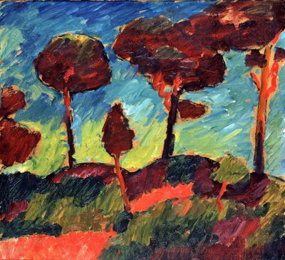 Pinos en Prerow de Alexej von Jawlensky
