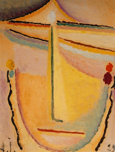 Rosa-Naranja de Alexej von Jawlensky
