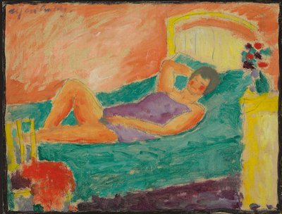 Niña reclinada de Alexej von Jawlensky