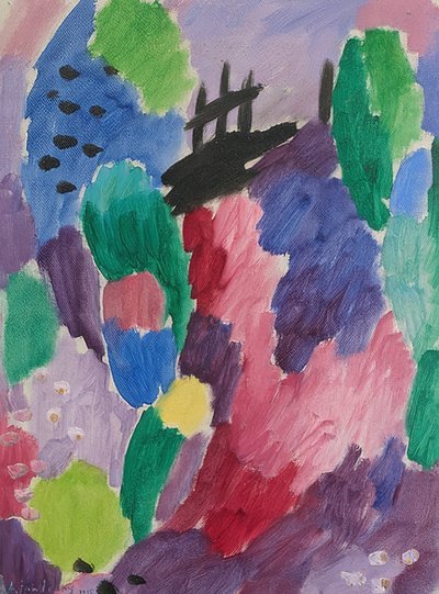Camino rojo, St. Prex de Alexej von Jawlensky