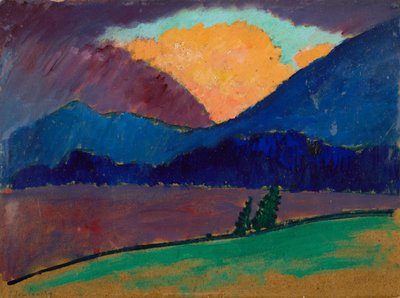 Tarde de verano en Murnau de Alexej von Jawlensky