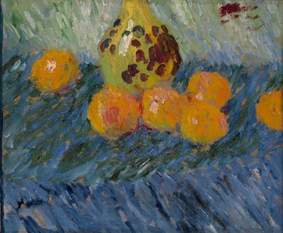 Naturaleza muerta con naranjas de Alexej von Jawlensky