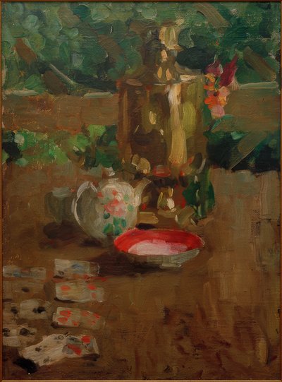 Naturaleza muerta con samovar de Alexej von Jawlensky