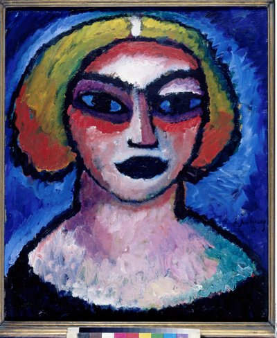 Cabeza de mujer de Alexej von Jawlensky