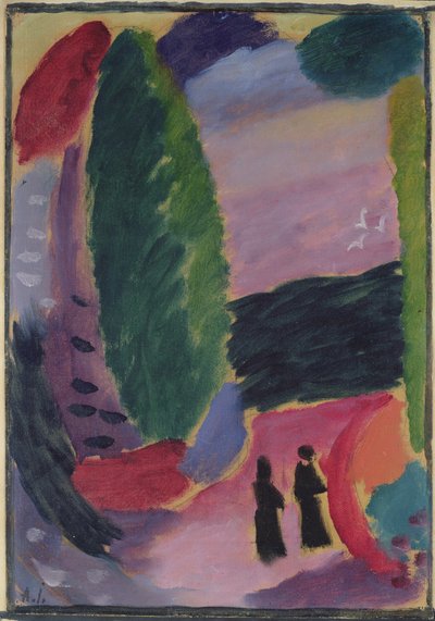 Variación, 1916-17 de Alexej von Jawlensky