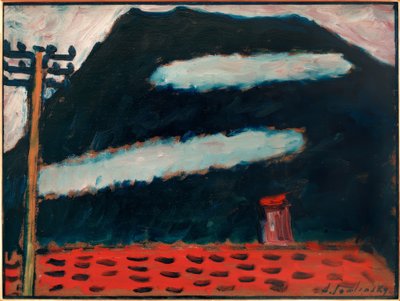 Dos nubes blancas de Alexej von Jawlensky