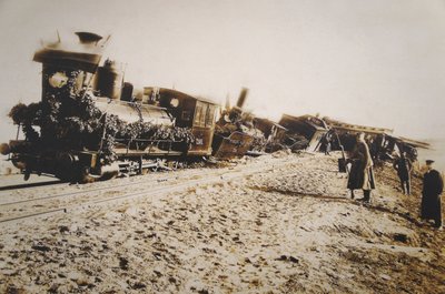 El desastre del tren de Borki el 29 de octubre de Alexey Mikhaylovich Ivanitsky