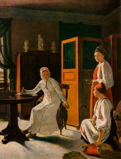La Esposa del Terrateniente en la Mañana de Alexey Venetsianov