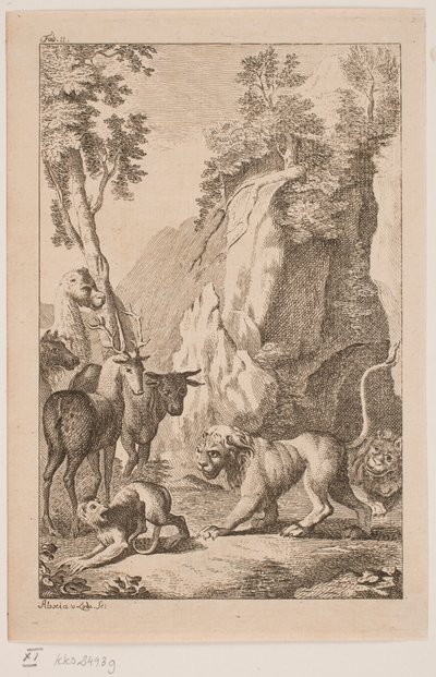 El joven león y el mono de Alexia von Lode