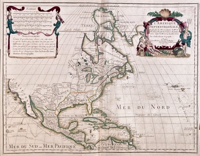América del Norte - por A de Alexis Hubert Jaillot