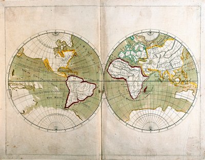 Mapa mundial de Alexis Hubert Jaillot