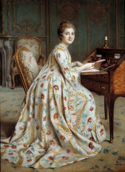 Retrato de la marquesa Dubois Mouchet Pintura de Alexis Axilette (1860-1931) Siglo XIX Angers, Museo de Bellas Artes de Alexis Axilette
