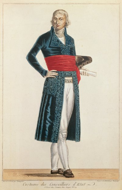 Uniforme del Consejero de Estado, c.1804-10 de Alexis Chataigner