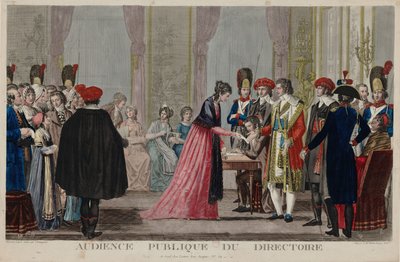 Audiencia pública del Directorio, ca 1797 de Alexis Chataignier