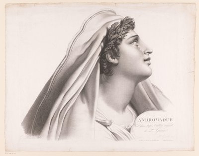 Andrómaca Andromaque (título sobre el objeto) de Alexis François Girard