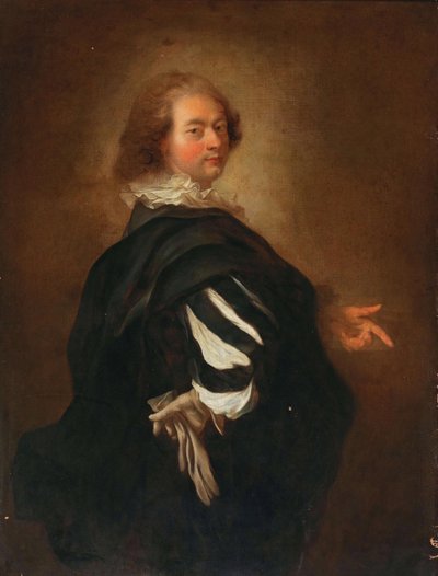 Autorretrato, principios de 1730 de Alexis Grimou
