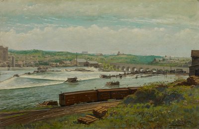 Estanque del Molino en Minneapolis de Alexis Jean Fournier