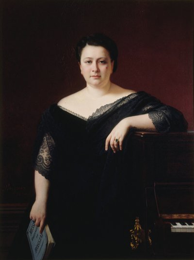 Retrato de la cantante de ópera Marietta Alboni 1826-1894, 1870 de Alexis Joseph Perignon