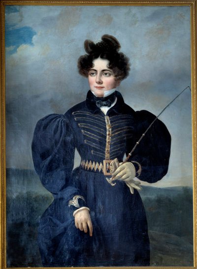 Retrato de Sophie Dawes, Baronesa de Feucheres de Alexis Leon Louis Valbrun