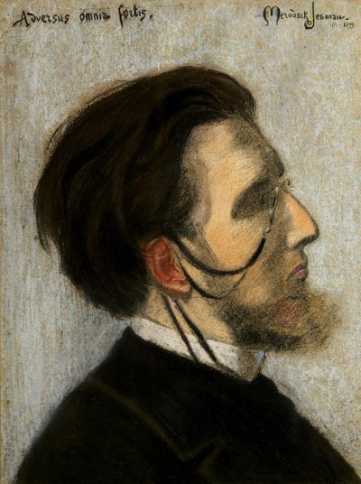 Retrato del Compositor Jean Huré 1877-1930, 1899 de Alexis Mérodack Jeanneau