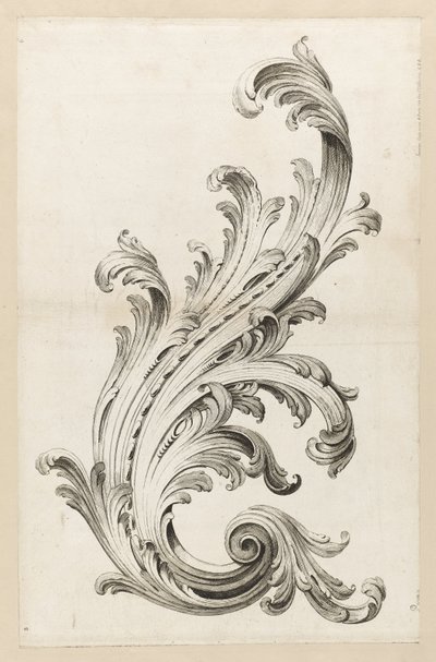 Diseño de hoja de acanto de Alexis Peyrotte