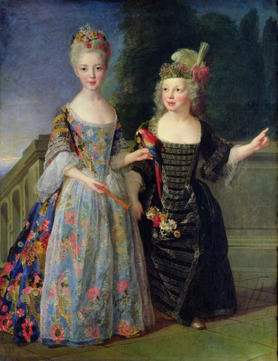Catherine-Eleonore de Bethisy y su Hermano, Eugene-Eleanore de Alexis Simon Belle