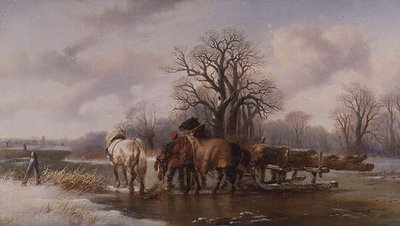 El trineo de madera de Alexis de Leeuw