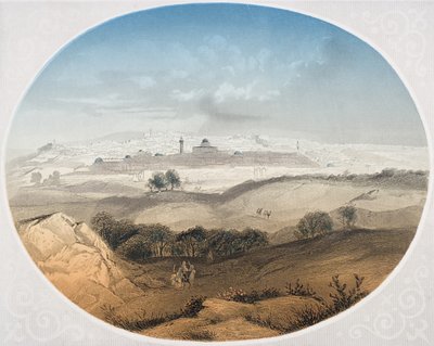 Jerusalén, grabado por Albert Henry Payne (1812-1902) frontispicio de 