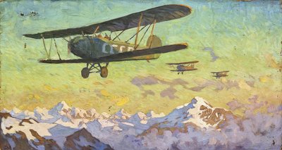 Sobrevuelo de las montañas del Cáucaso de Alfons Konstantinovich Zhaba