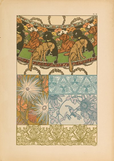 Documentos Decorativos de Alfons Marie Mucha