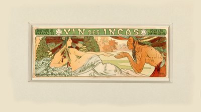Vin des Incas, 1897 de Alfons Marie Mucha
