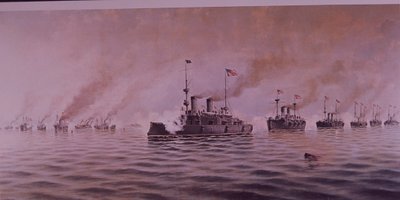 Guerra Hispanoamericana de 1898, Batalla de la Bahía de Manila de Alfonso Sanz