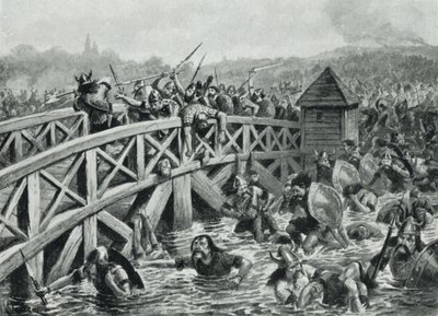 La Batalla de Stamford Bridge, 25 de septiembre de Alfred (after) Pearse