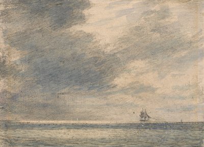 Atardecer en el Mar de Alfred Abram Constable