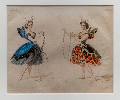 La fuente. Ballet de Ludwig Minkus y Leo Delibes. Modelo de vestuario de Alfred Albert