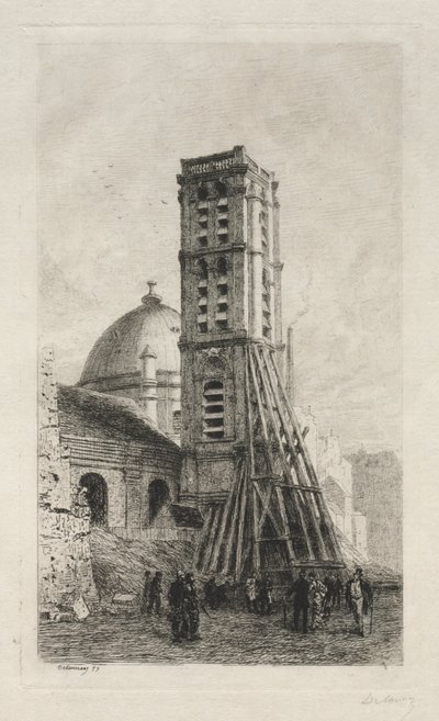 La iglesia de Saint-Roch de Alfred Alexandre Delauney