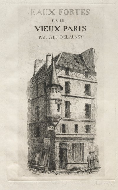Torre en la calle de Coq Saint-Jean de Alfred Alexandre Delauney