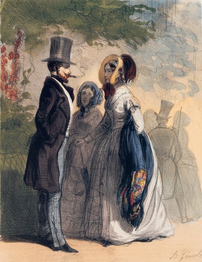 El visitante regular a los Jardines de Ranelagh, de 