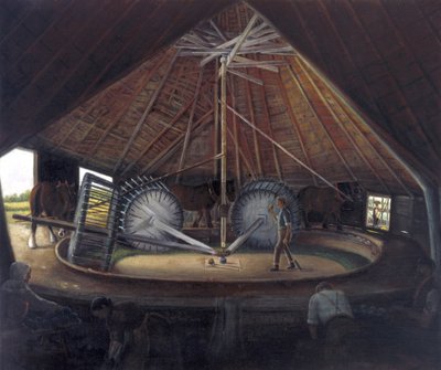 Molino de Woad en Parson Drove, c.1900 de Alfred Balding