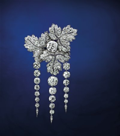Broche "Feuilles de Groseillier", c.1855 de Alfred Bapst