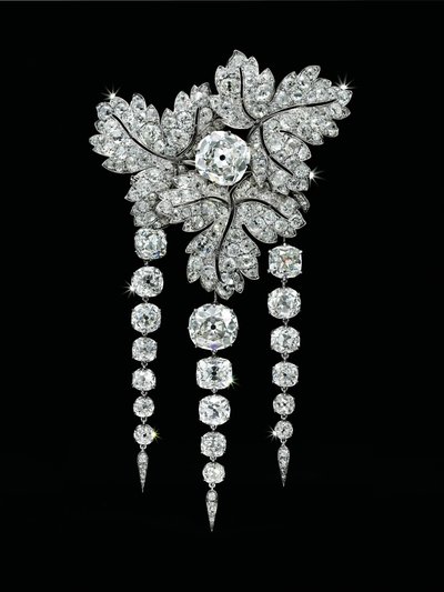 Broche "Feuilles de Groseillier", c.1855 de Alfred Bapst