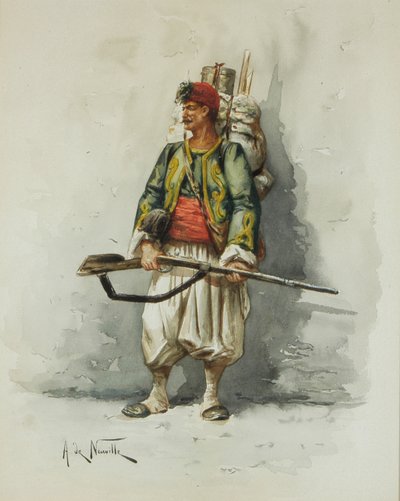 Figura militar de Alfred Brunel de Neuville